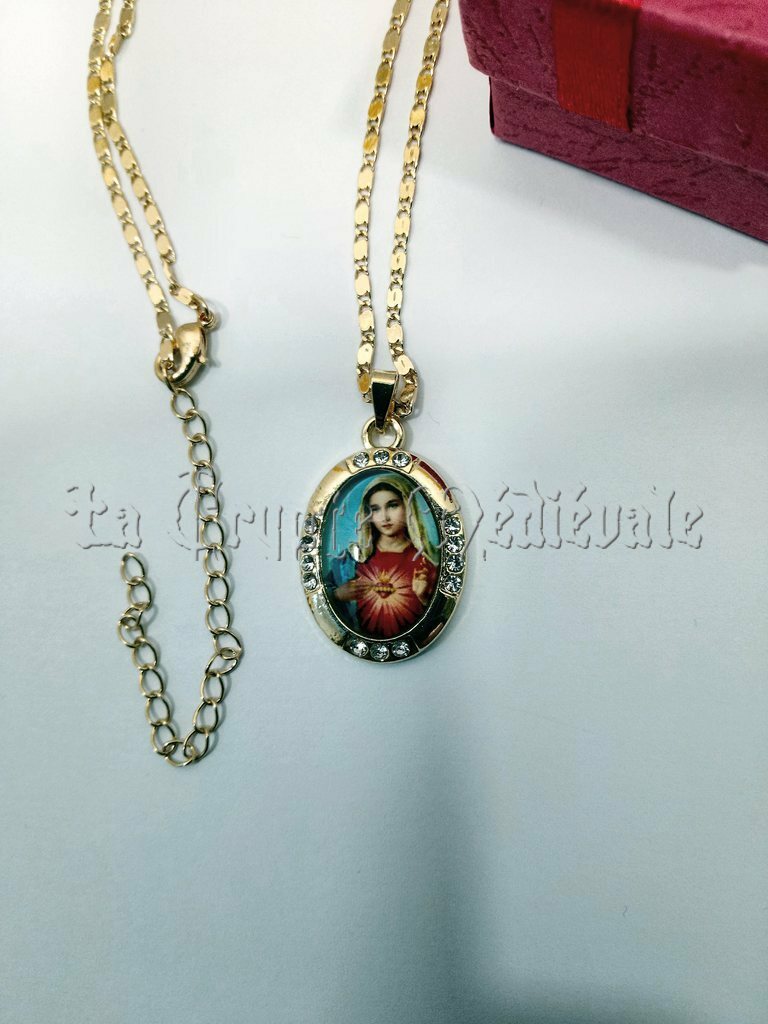 PENDENTIF SACRE COEUR DE MARIE 2