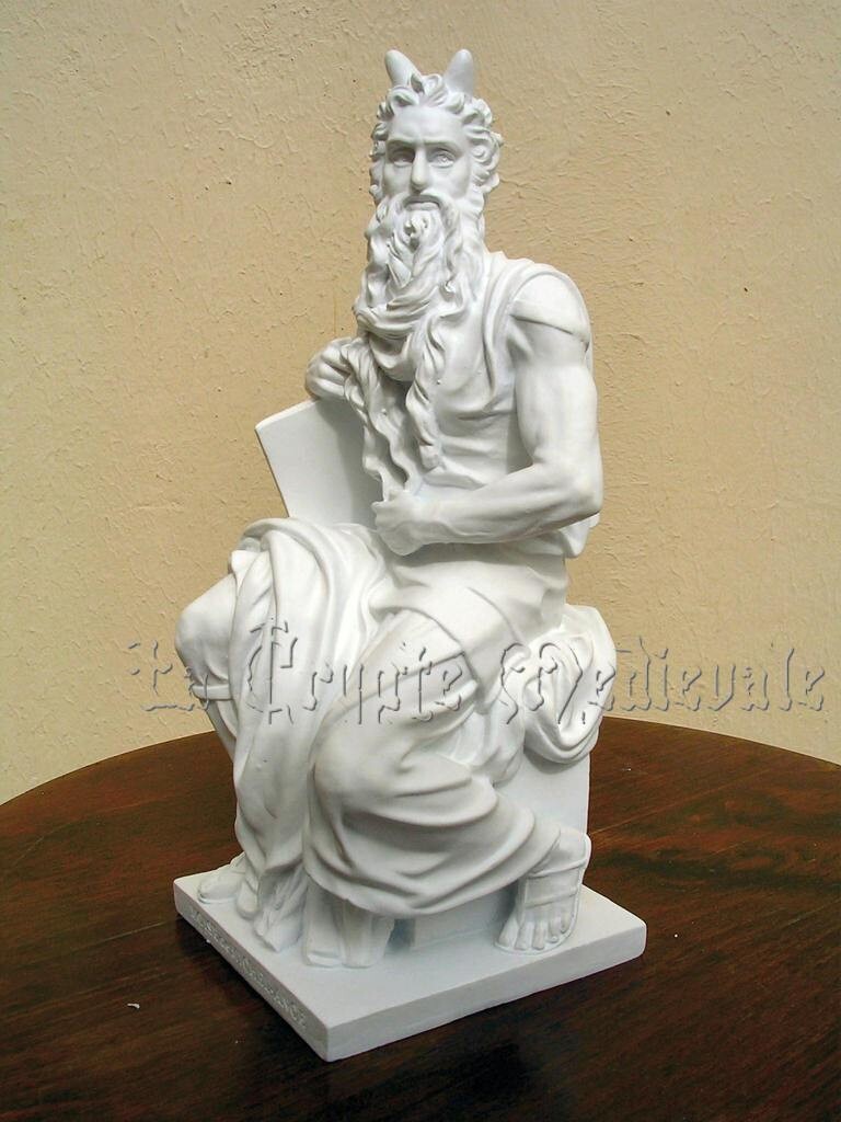 Moïse de Michel-Ange/style marbre/Bible/
