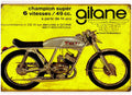 PLAQUE PUBLICITAIRE METAL GITANE TESTI MINARELLI