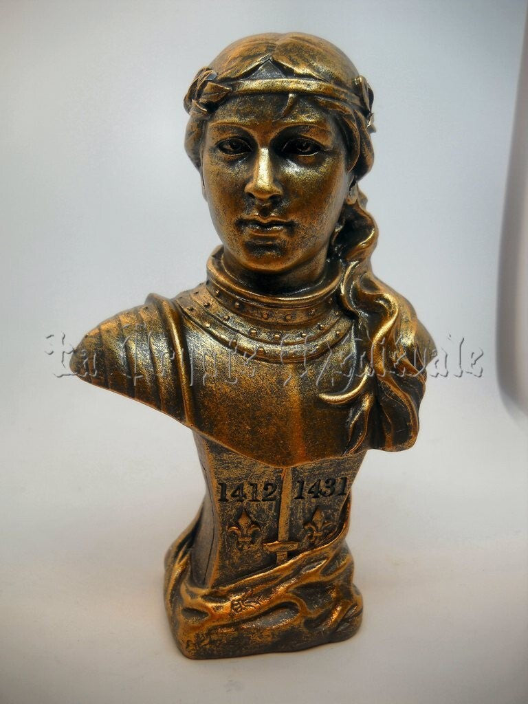 BUSTE DE JEANNE D'ARC D'APRES GOLDSCHEIDER/brz