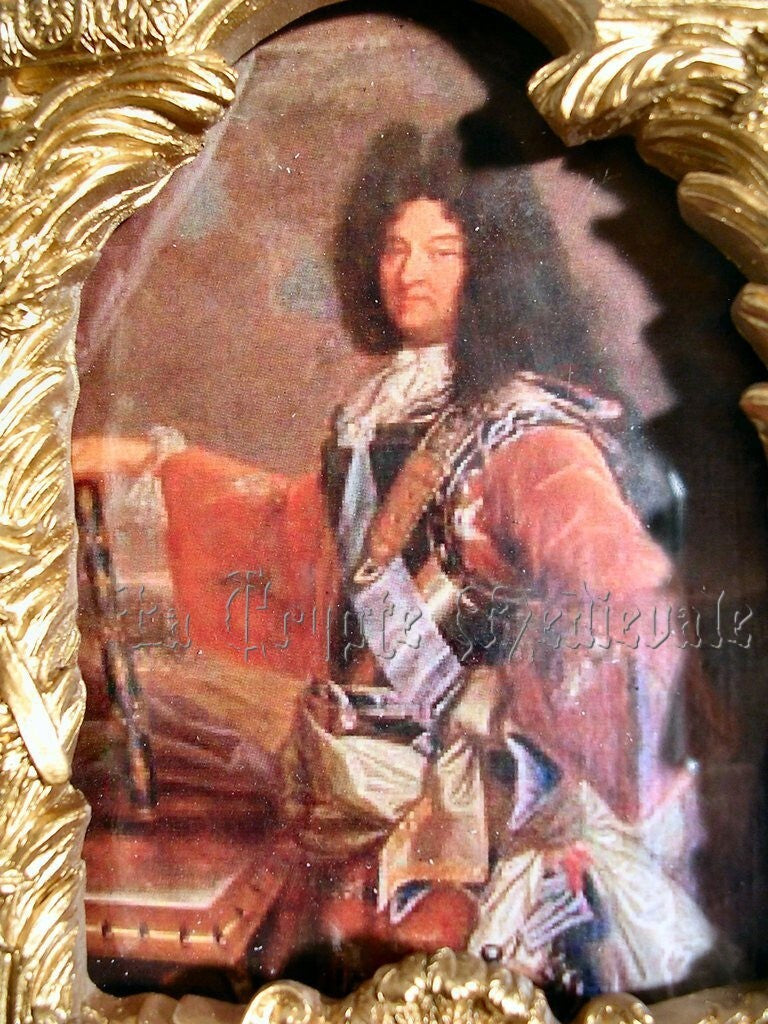 PORTRAIT DE LOUIS XIV/HYACINTHE RIGAUD/CADRE DE LEPAUTRE/VERSAILLES
