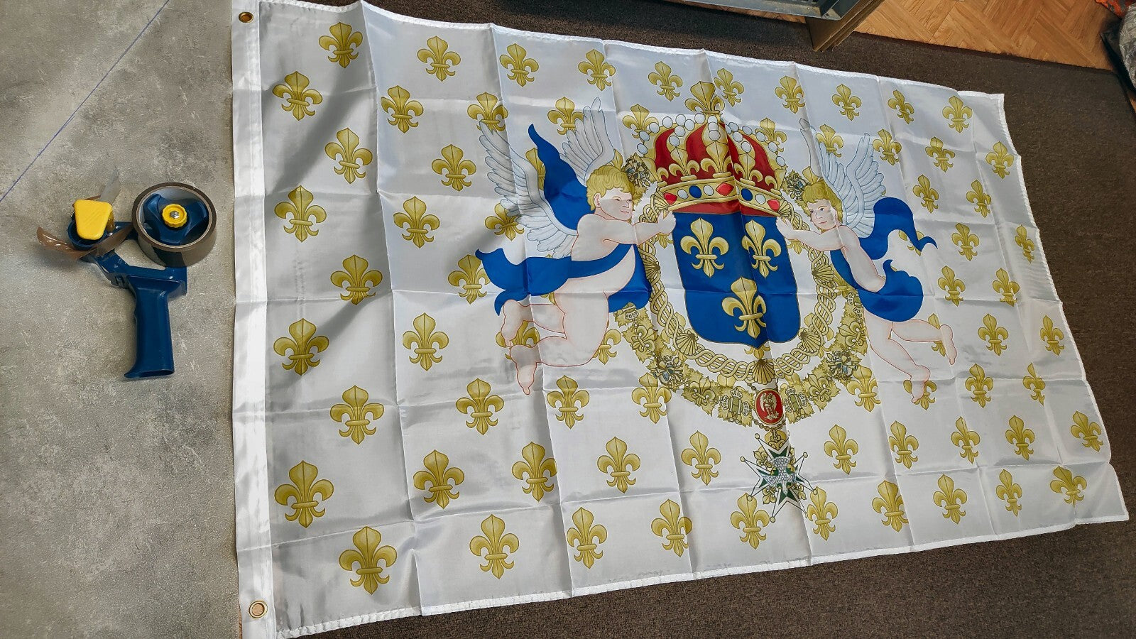 Drapeau ROYALISTE/ROI DE FRANCE  144x94cm