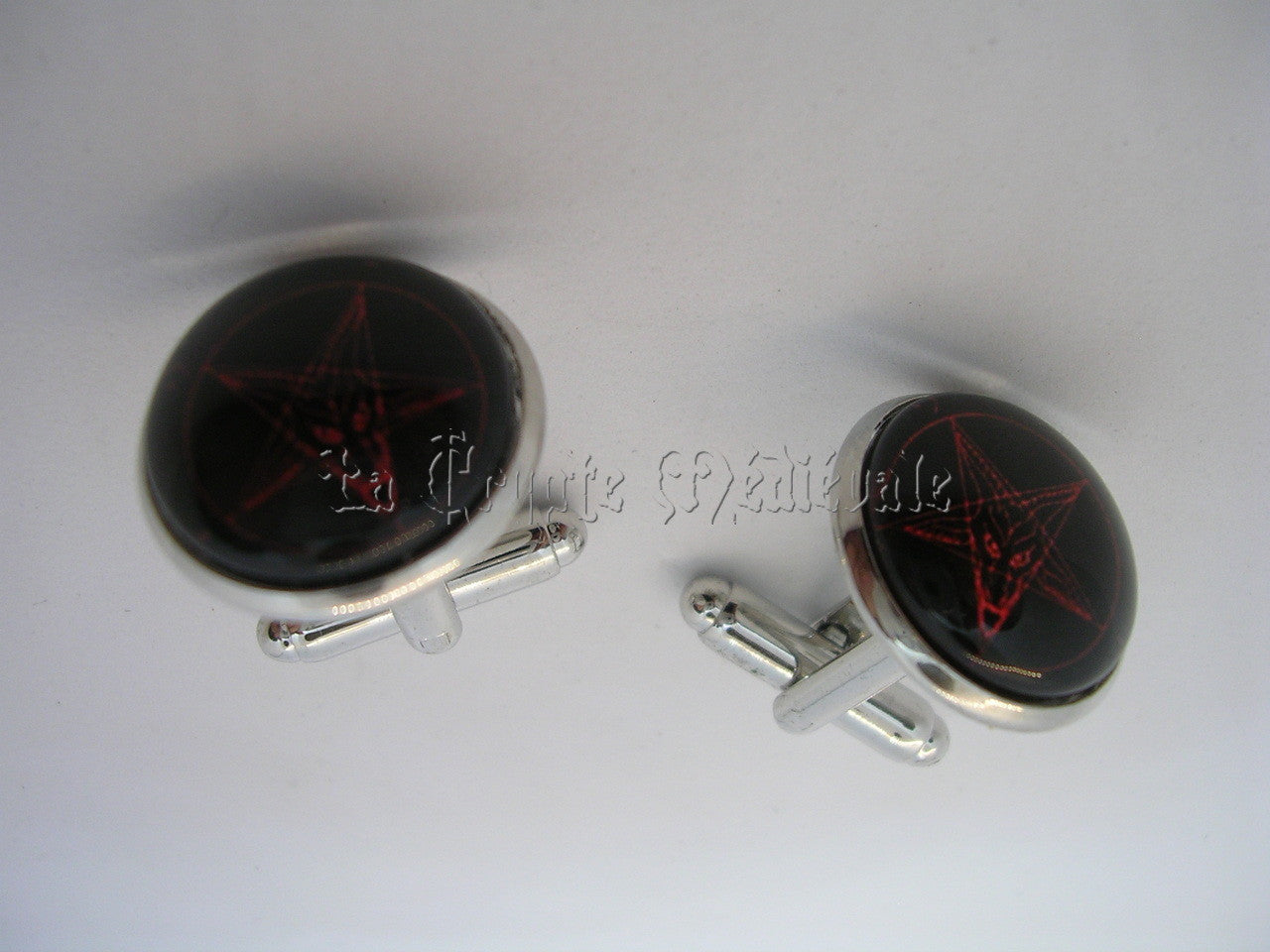 Boutons de manchettes Baphomet/PENTACLE WICCAN