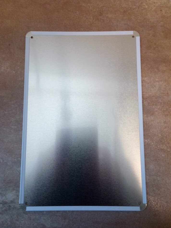 PLAQUE METAL TITANIC VIA CHERBOURG/WHITE STAR
