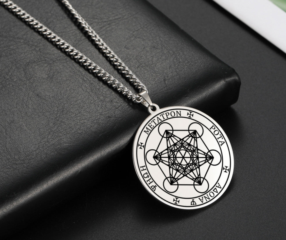 PENDENTIF METATRON METAL/TALISMAN