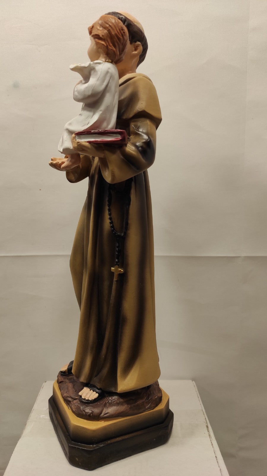 SAINT ANTOINE DE PADOUE A L'ENFANT JESUS 30cm/FRANCISCAINS