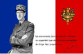 Drapeau CHARLES DE GAULLE/FRANCE LIBRE