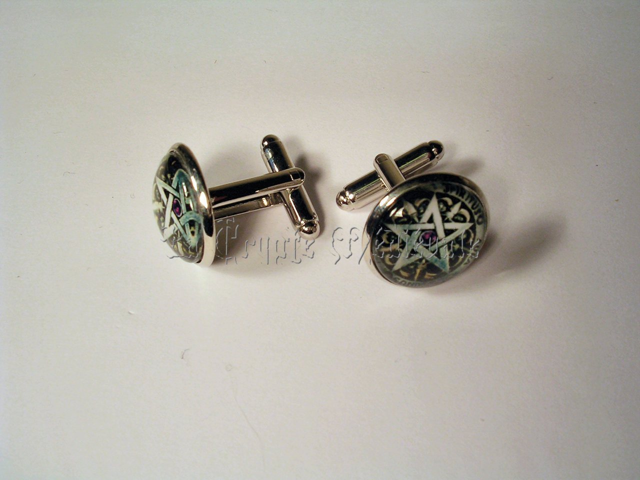Boutons de manchettes Heraldiques/MAGIE/WICCAN