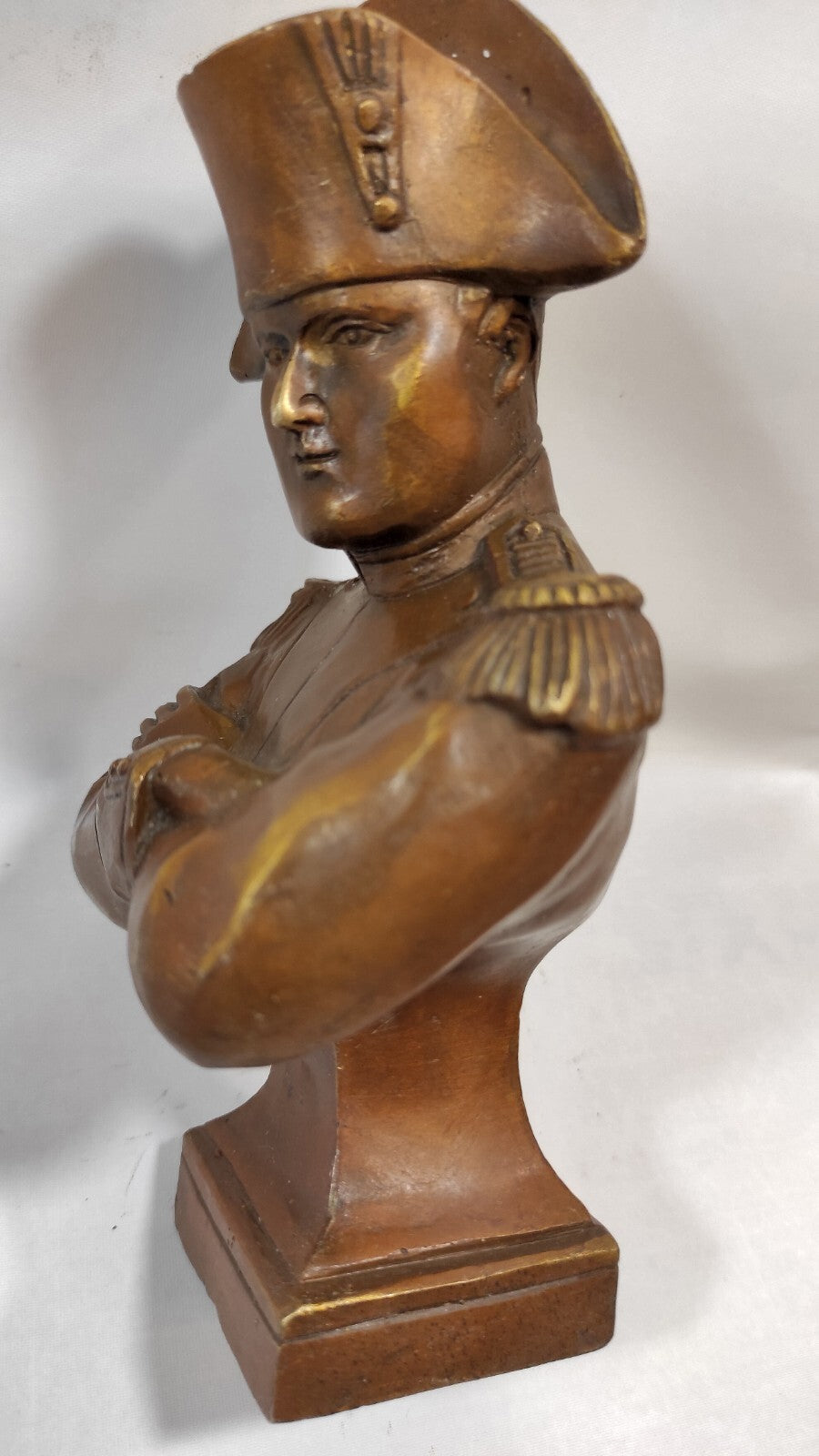 BUSTE NAPOLEON BRONZE VERITABLE 17,5cm/EMPIRE/BONAPARTE