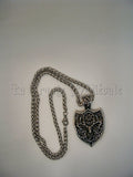PENDENTIF GRAND CERF D'YGGDRASIL/RUNES VIKINGS