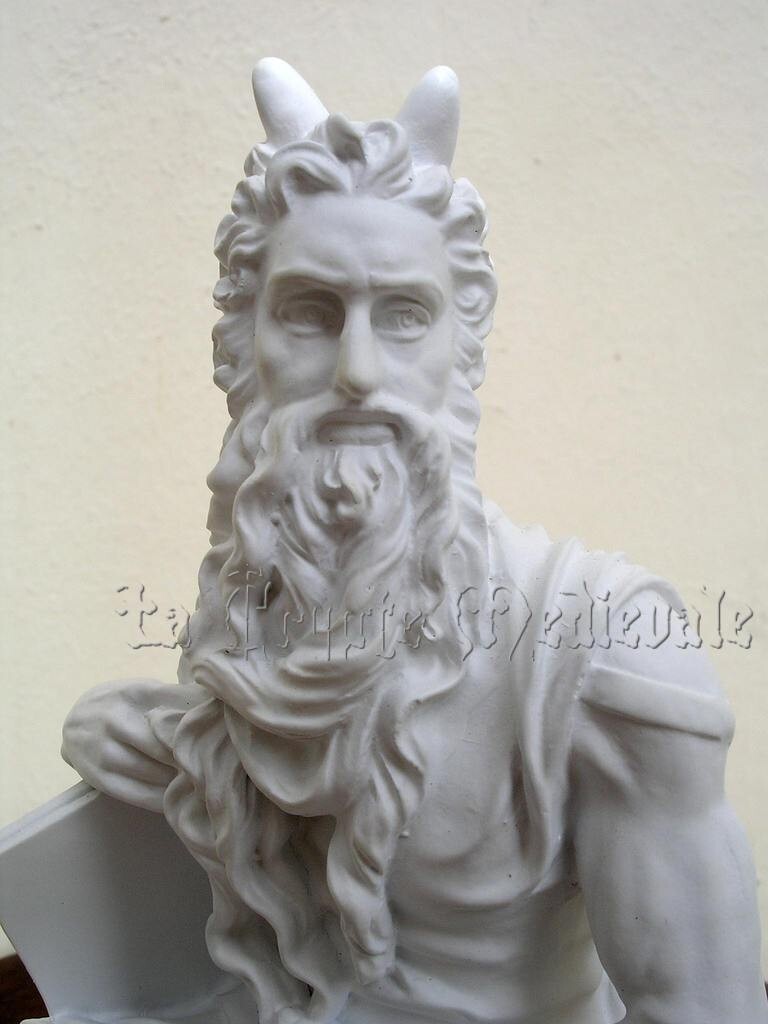 Moïse de Michel-Ange/style marbre/Bible/