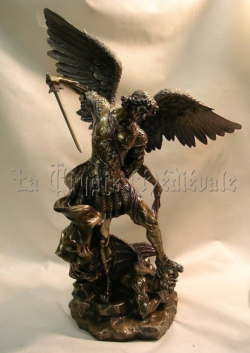 ARCHANGE SAINT MICHEL 78cm TRES GRAND MODELE/PROTECTION/