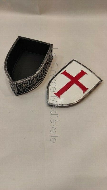 BOITE ECU BLASON/SECRET DU TEMPLIER