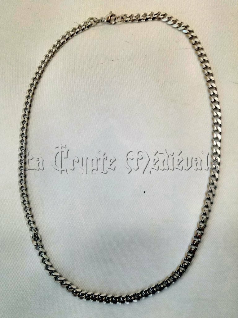 CHAINE COLLIER 45CM MAILLE 5mm