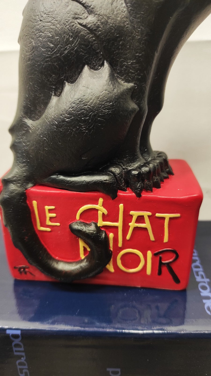 LE CHAT NOIR DE STEINLEN 21cm/MONTMARTRE/PARIS/