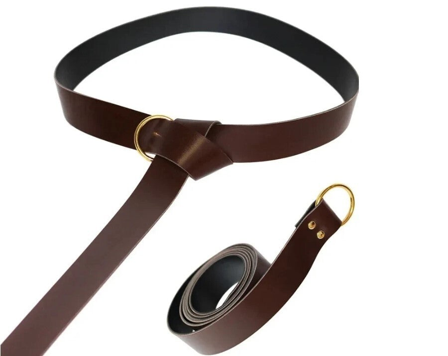 CEINTURE MEDIEVALE MARRON 175cm
