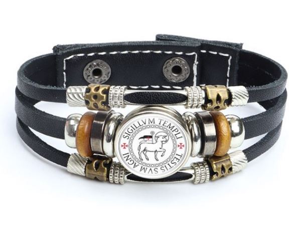 BRACELET TEMPLIER SIGILUM TEMPLITESTIS SUM AGNI