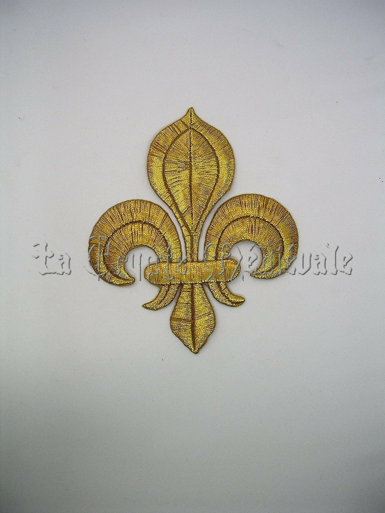 PATCH FLEUR DE LYS/ROYAUTE/Doré