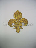 PATCH FLEUR DE LYS/ROYAUTE/Doré