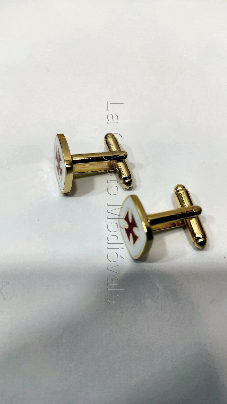 BOUTONS DE MANCHETTES TEMPLIER/CROIX PATTEE