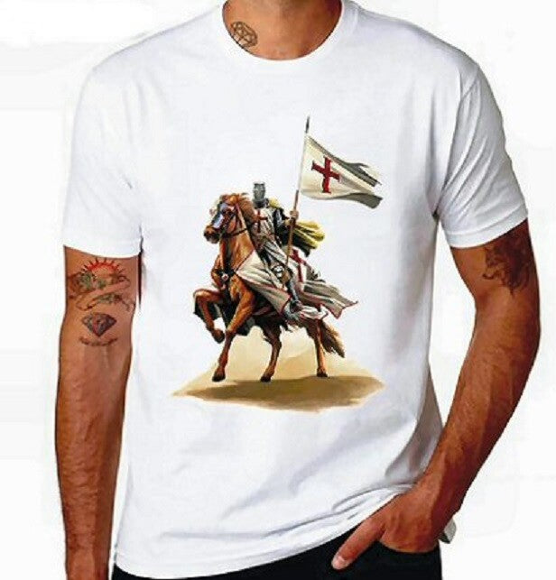 TEE SHIRT CAVALIER TEMPLIER A L'ETENDARD