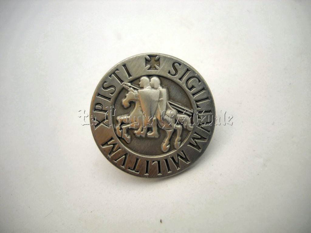 PIN'S TEMPLIER SIGILUM MILITUM XPISTI 2cm