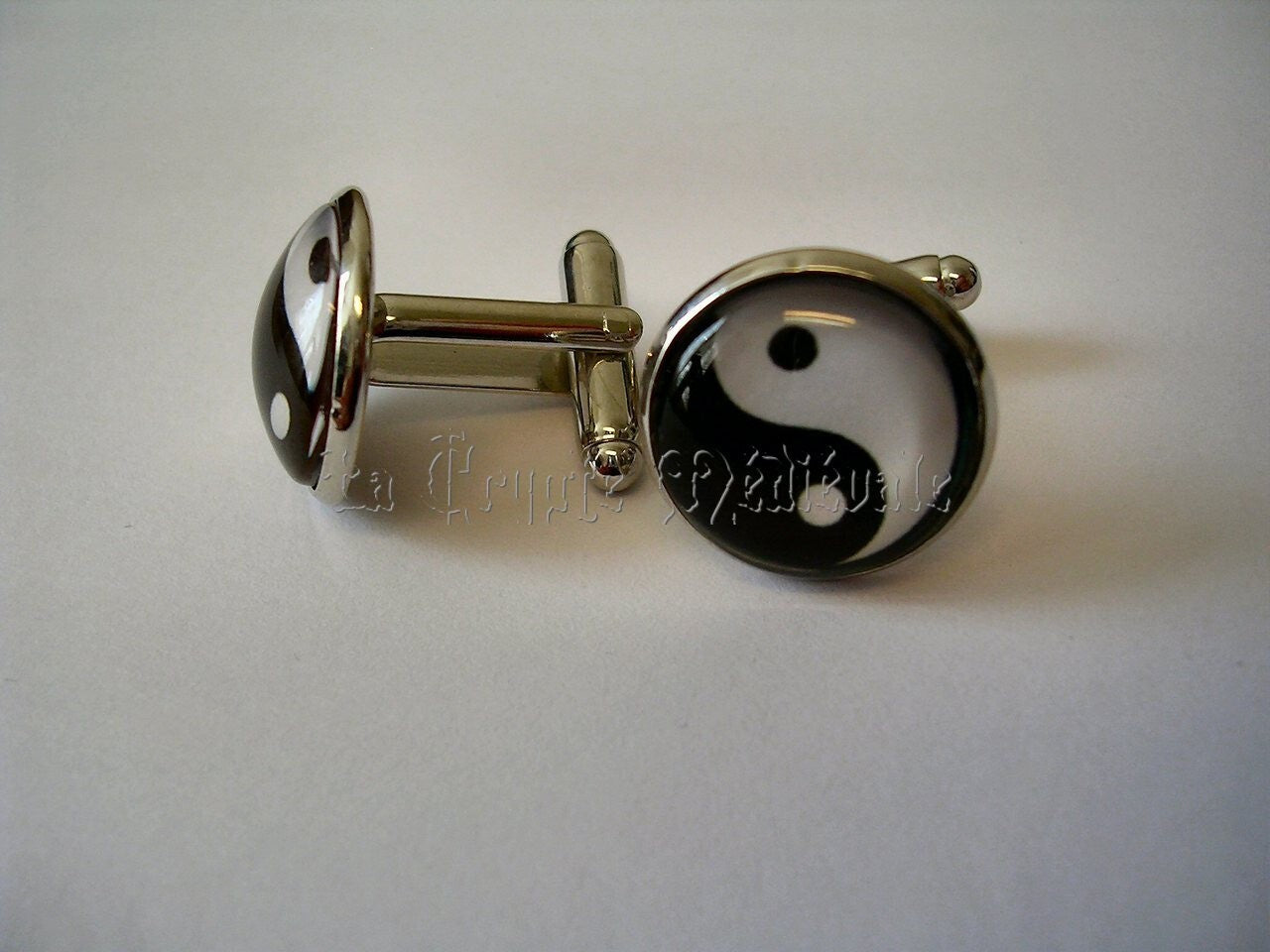 BOUTONS DE MANCHETTES YIN YANG
