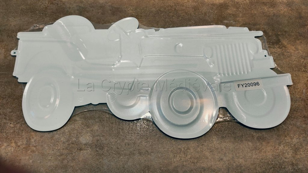 PLAQUE METAL JEEP WILLYS  G.M.