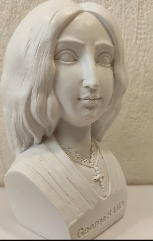 BUSTE DE GEORGES SAND.EPOQUE ROMANTIQUE