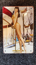 PLAQUE VINTAGE BETTIE PAGE FETE FORAINE DE TORONTO 1954