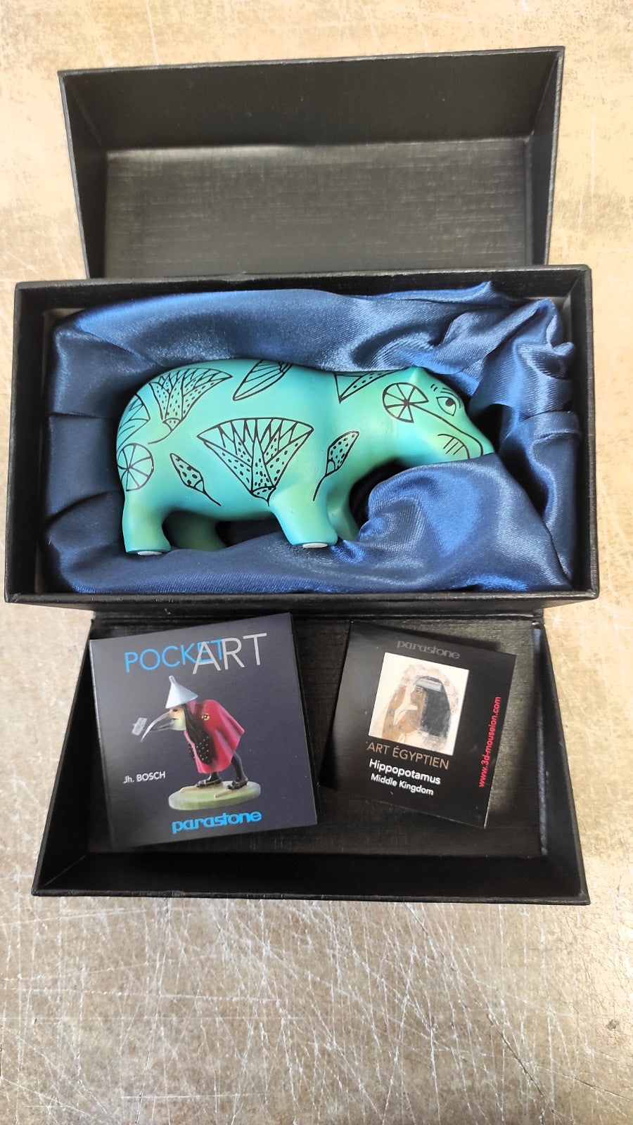 COFFRET HIPPOPOTAME EGYPTE, miniature