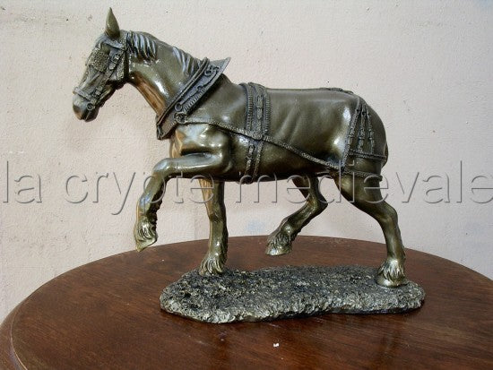 Cheval Clydesdale/ATTELAGE/ECOSSE/CHEVAL DE TRAIT