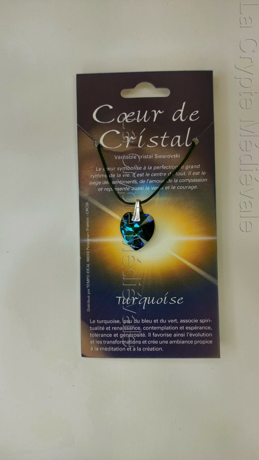 COEUR DE CRISTAL TURQUOISE/Méditation/RENAISSANCE