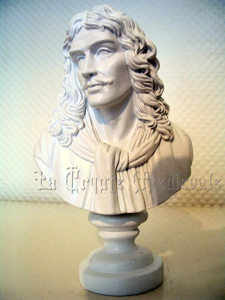 BUSTE DE MOLIERE/JEAN-ANTOINE HOUDON/THEATRE/COMEDIE