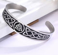 BRACELET ACIER VIKING VALKNUT RUNES
