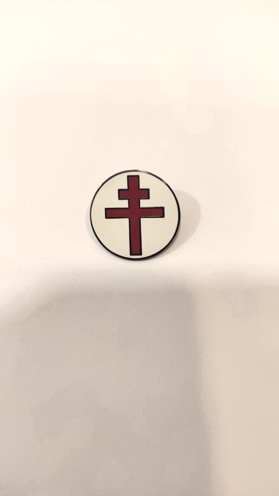 BADGE PIN'S CROIX DE LORRAINE
