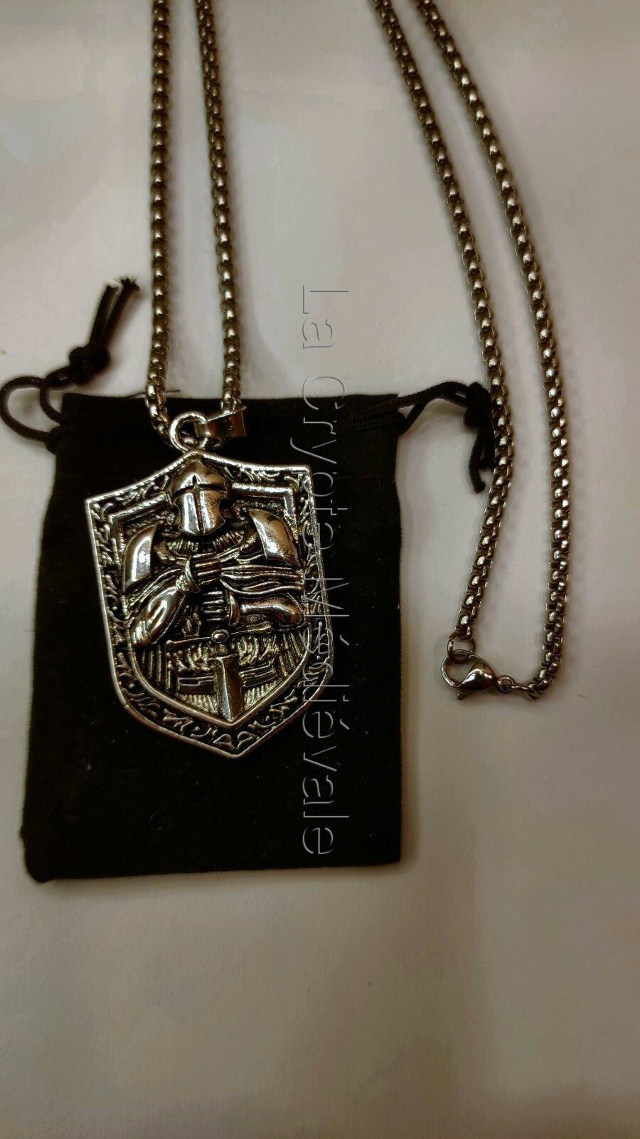 MEDAILLON PENDENTIF GRAND MAITRE TEMPLIER
