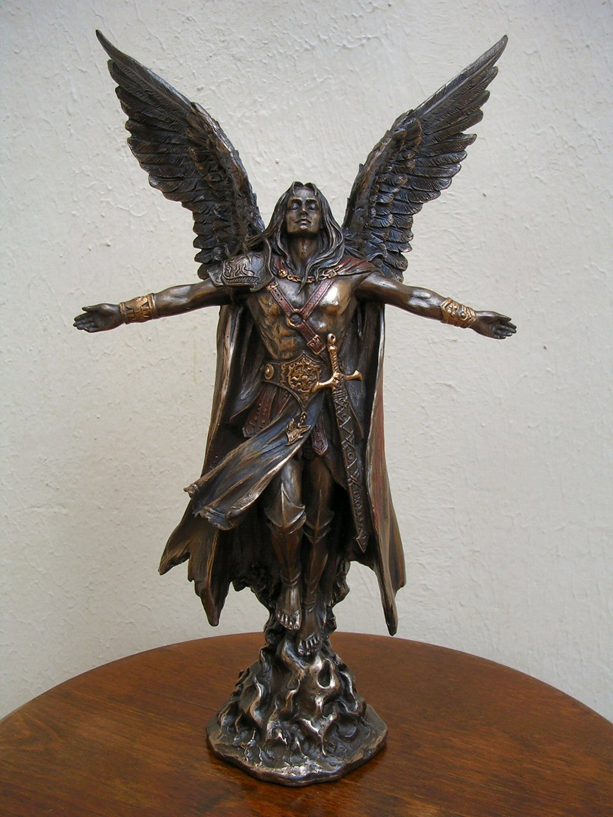 ARCHANGE ARIEL/URIEL STYLE BRONZE/GARDIEN DU PARADIS