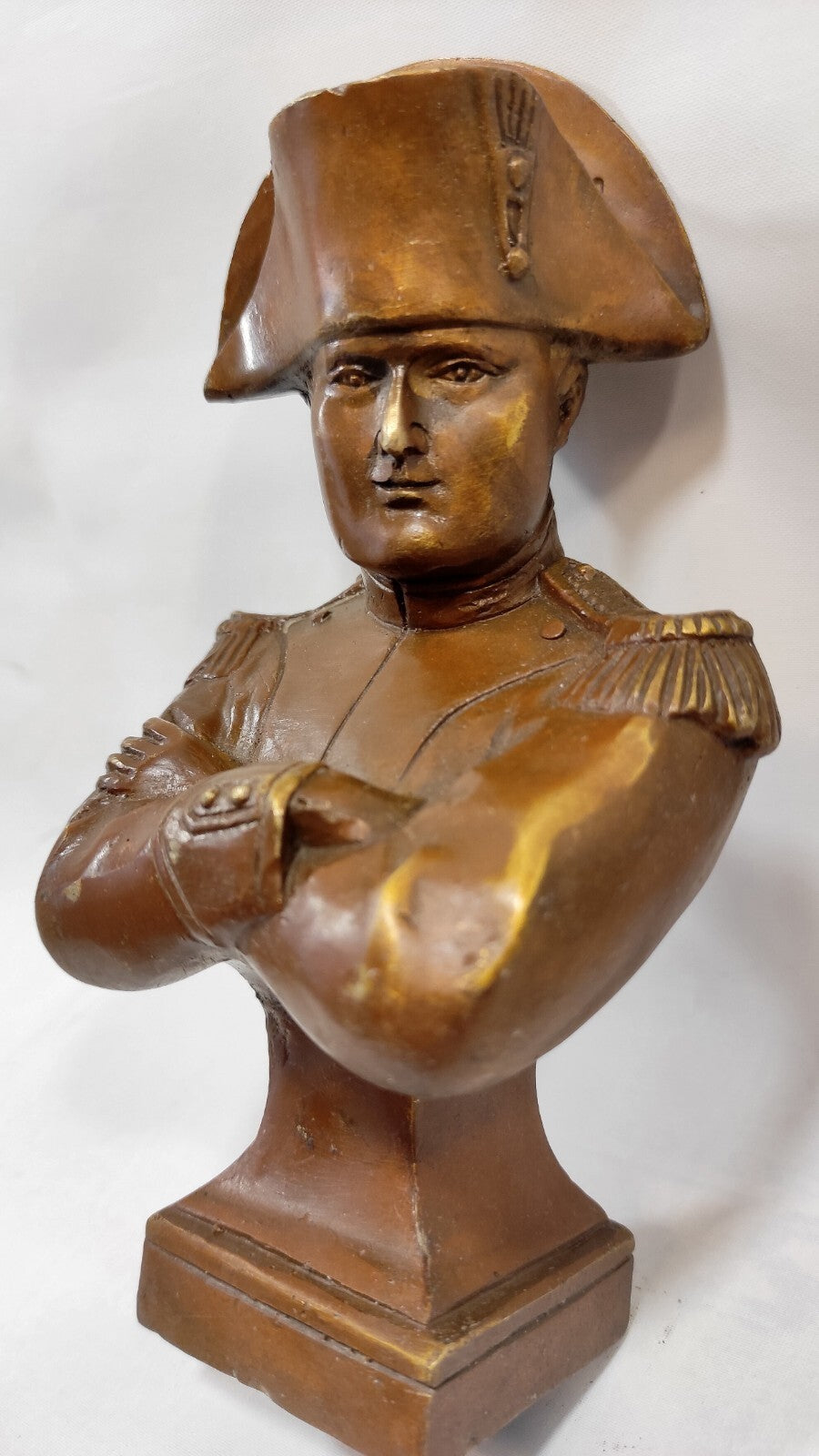 BUSTE NAPOLEON BRONZE VERITABLE 17,5cm/EMPIRE/BONAPARTE
