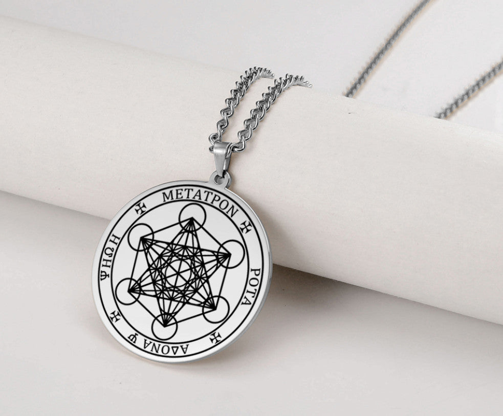 PENDENTIF METATRON METAL/TALISMAN