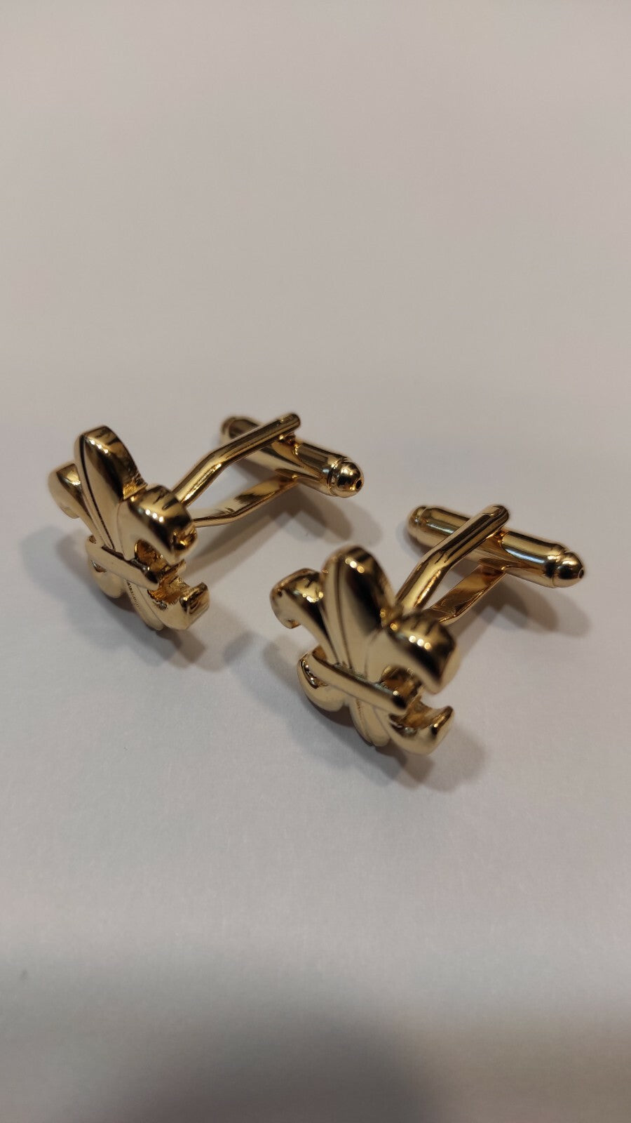 BOUTONS DE MANCHETTES FLEURS DE LYS/ROYAL'IN