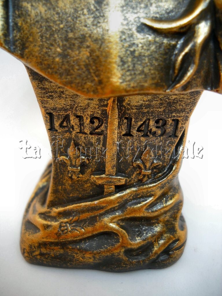 BUSTE DE JEANNE D'ARC D'APRES GOLDSCHEIDER/brz