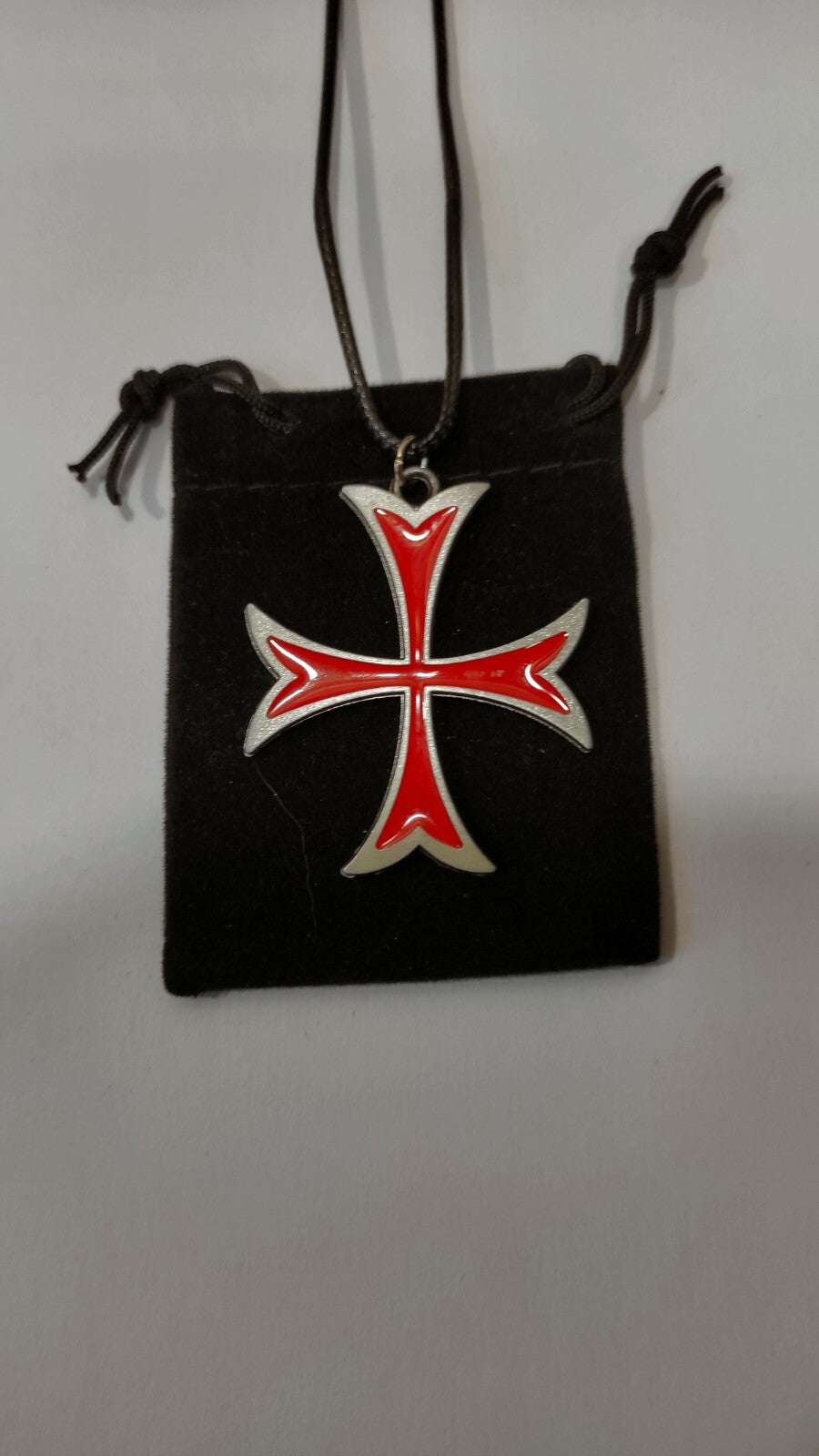 PENDENTIF TEMPLIER/CROIX ANCREE