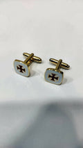 BOUTONS DE MANCHETTES TEMPLIER/CROIX PATTEE