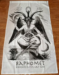 TENTURE DRAPEAU BAPHOMET/TEMPLARS GOD