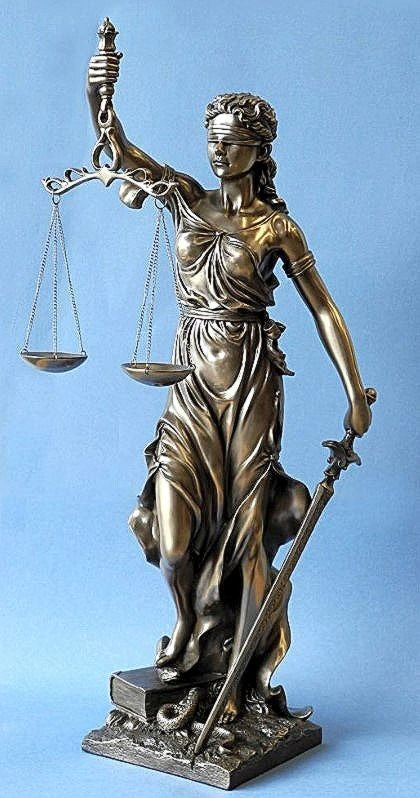 LA JUSTICE/THEMIS GRAND MODELE 73cm PARASTONE