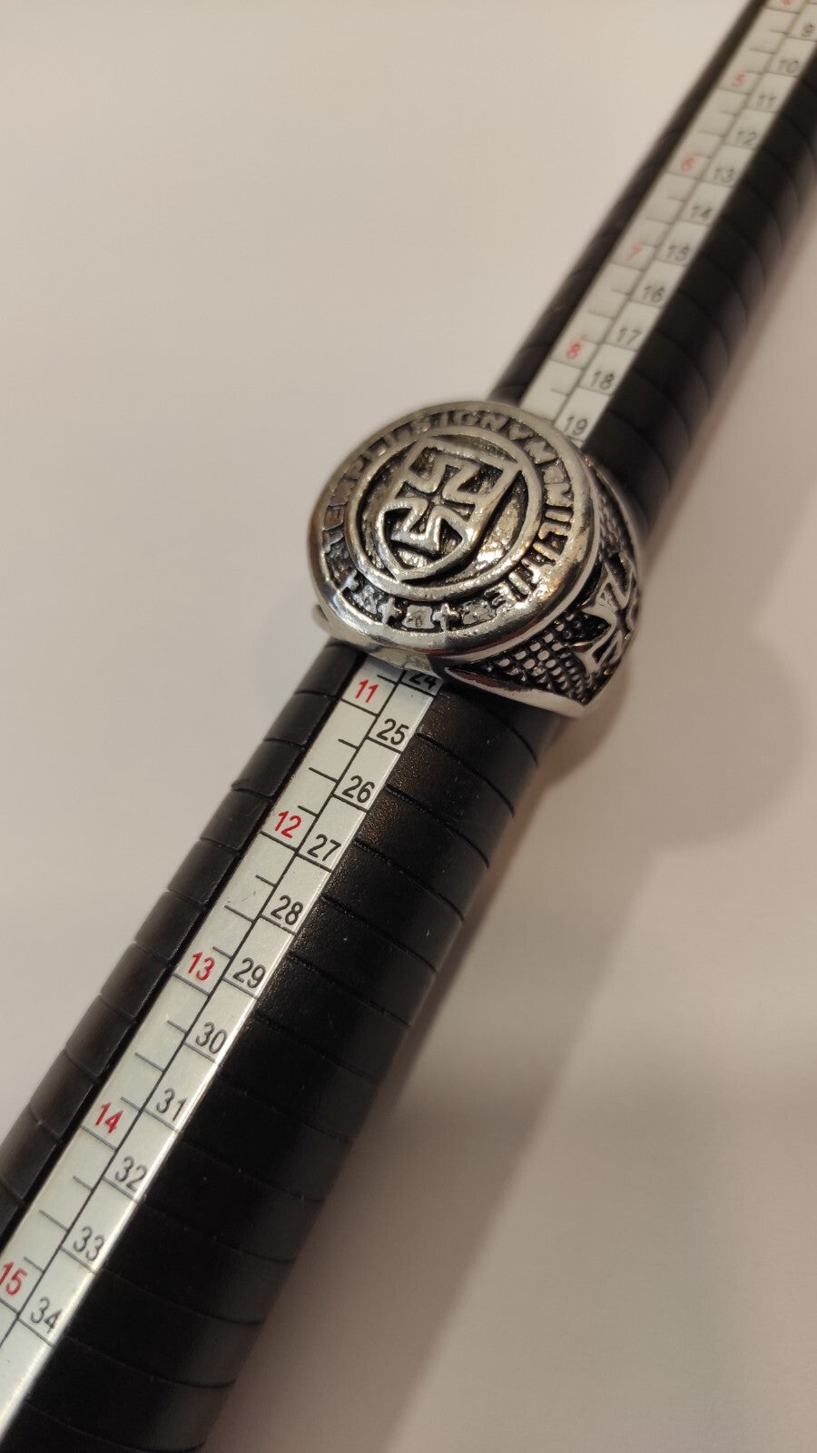 CHEVALIERE BAGUE MAITRE TEMPLIER SIGNUM MILITIE
