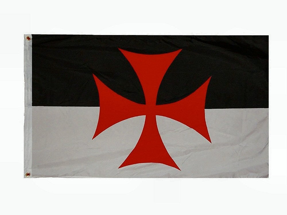 Drapeau CROIX BEAUCENT ORDRE TEMPLIER/150cmx90cm