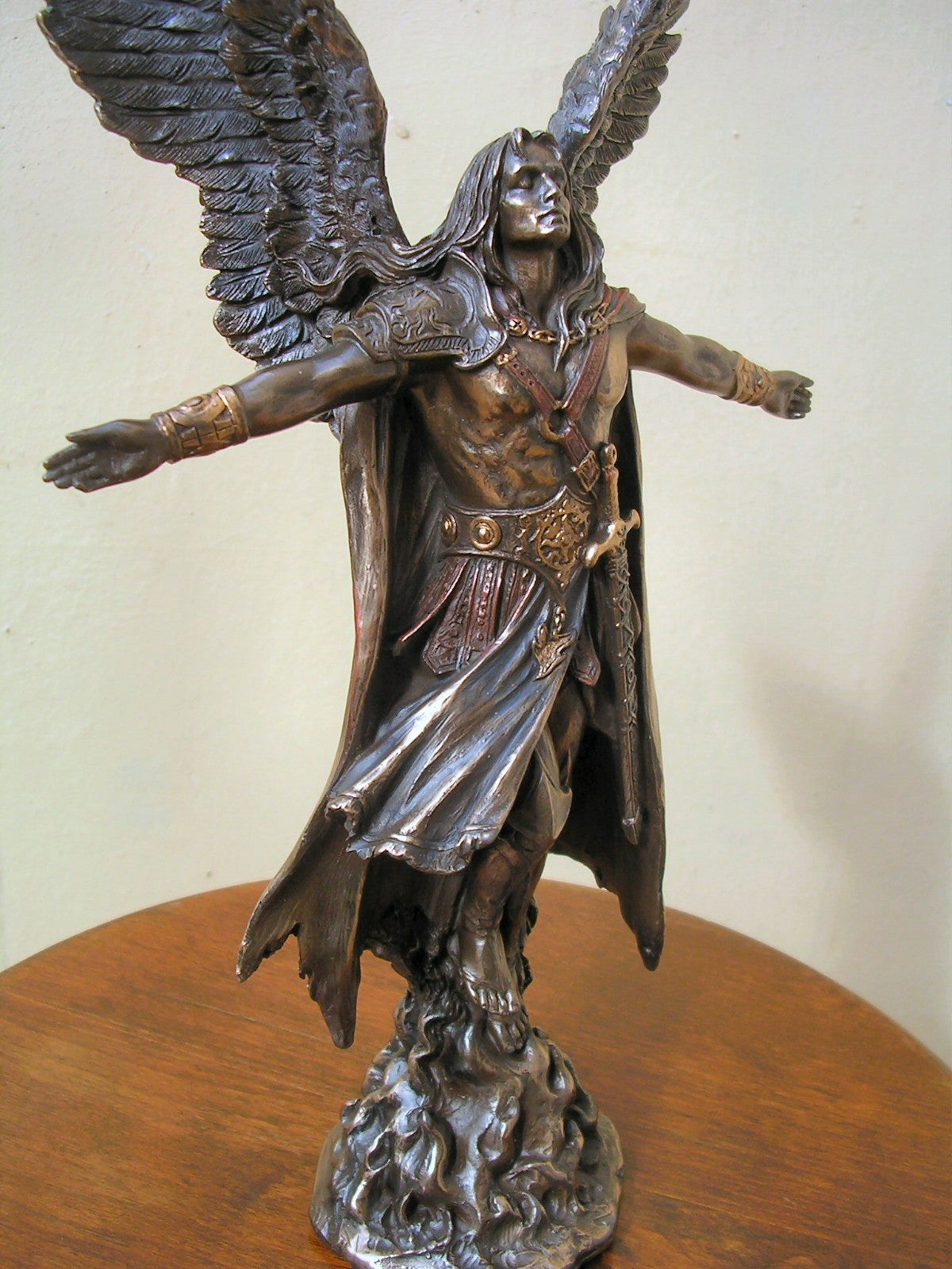 ARCHANGE ARIEL/URIEL STYLE BRONZE/GARDIEN DU PARADIS