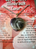 PENDENTIF COEUR MINERAL AMETHYSTE
